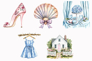 Watercolor Summer Chic Clipart, an Illustration by Design Market (Thumbnail 5 of 5)