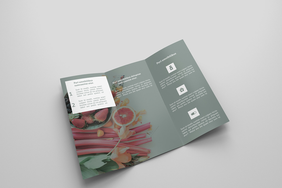 Medicine Tri-fold Brochures, a Brochure Template by Creatricks (Photo 2 of 2)