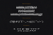 Black Alberia - Modern Blackletter, a Blackletter Font by overlaytemplates (Thumbnail 5 of 5)