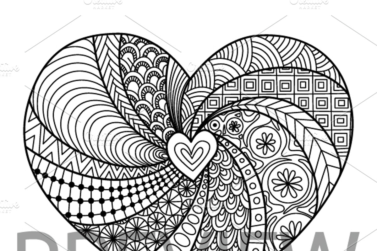 35 Valentine's coloring, an Animal Illustration by Somjai King (Photo 20 of 36)