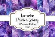 Lavender Painted Galaxy Patterns, a Pattern Graphic by PrintablesByFranklyn (Thumbnail 1 of 4)