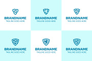 Letters OOO PPP RRR Shield Logo Set, a Branding & Logo Template by Pray Art Design Studio (Thumbnail 1 of 2)