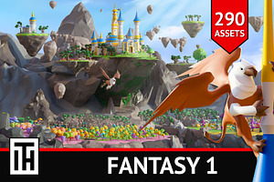 Fantasy 1, an Environmental 3D Model by ithappy