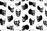 Vector Engraved Skulls Set, an Illustration by Andres M Rodriguez (Thumbnail 3 of 5)