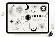 PROCREATE Esoteric Stamps & Brushes, a Brush Add-On by PixelJungle (Thumbnail 4 of 6)