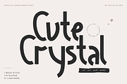 CuteCrystal Hand Drawn Font, a Handwritten Font by Nutalin Art (Thumbnail 1 of 10)