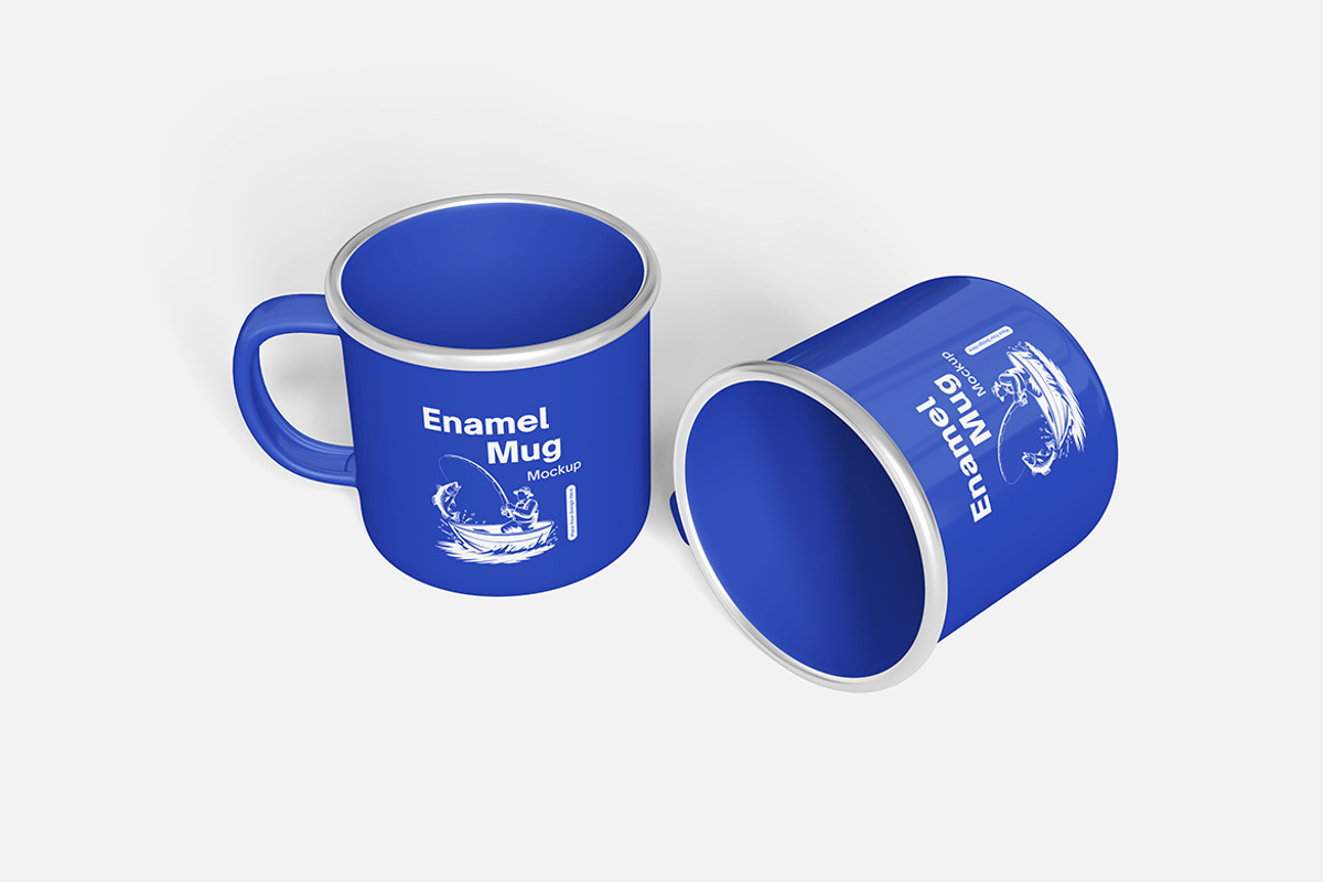 Enamel Mug Mockup, a Product Mockup by bimockup (Photo 4 of 6)