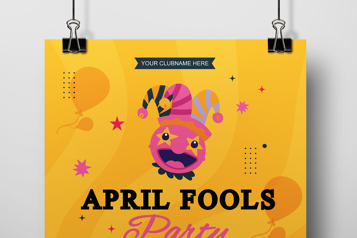 April Fools Flyer Template Design, a Flyer Template by MightyDesign (Photo 2 of 7)