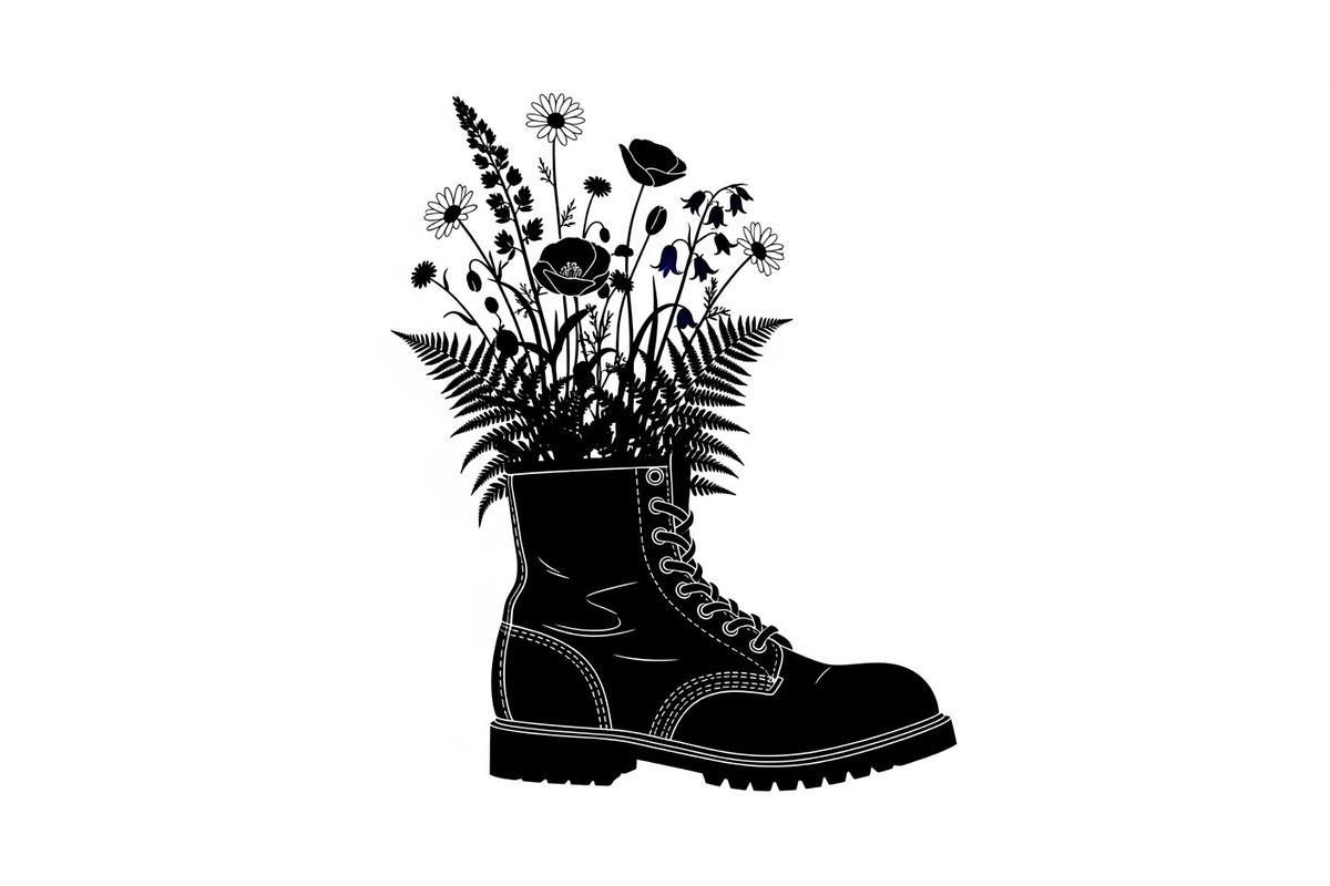 Floral Boot Silhouette Bundle, an Illustration by Gaye Art (Photo 12 of 31)