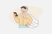 Customer Service Illustration, an Object Graphic by Jump Studio (Thumbnail 9 of 12)