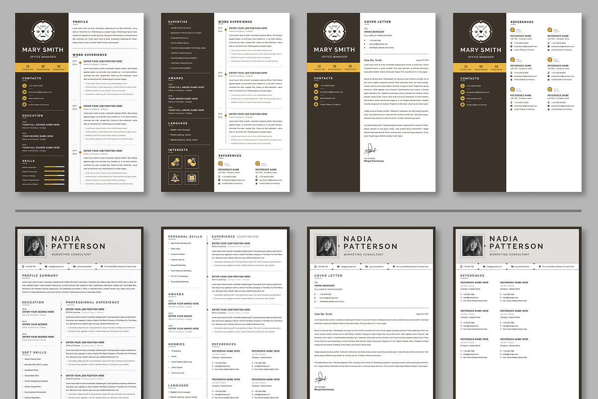 JOB WINNING RESUME - 50 TEMPLATES, a Resume Template by ResumeInventor (Photo 22 of 184)