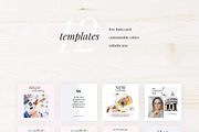 Instagram Posts Pack, a Social Media Template by AdoredDesigns.com (Thumbnail 5 of 5)