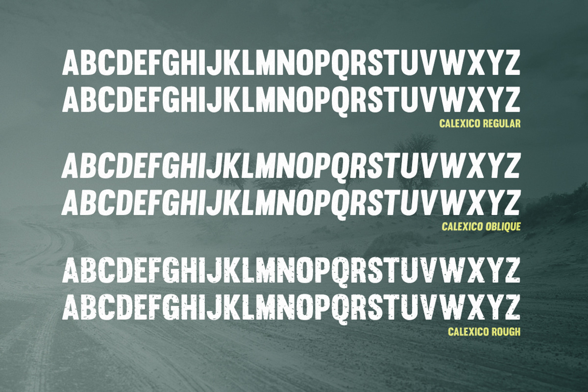 Calexico, a Sans Serif Font by La Tipomàtica (Photo 3 of 13)