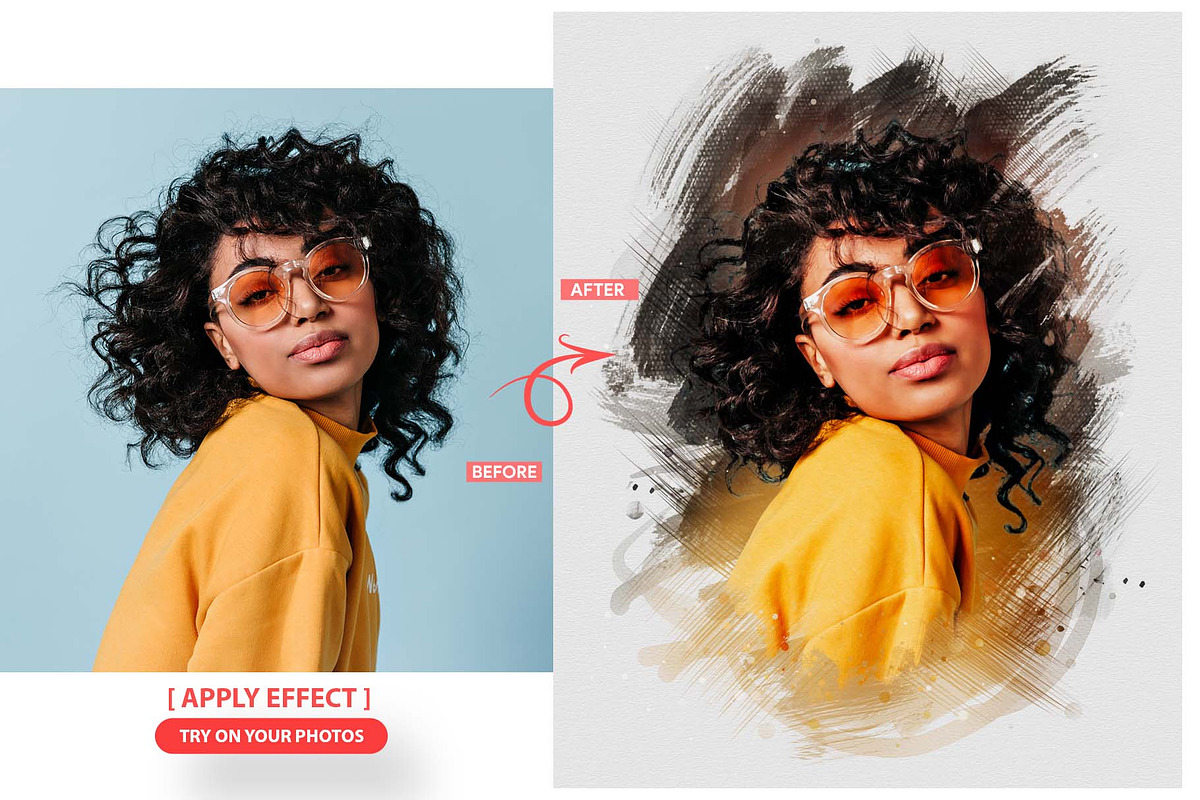 Smart Painting Photoshop Action, an Action Add-On by MRI STUDIO (Photo 2 of 14)