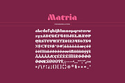 Maria Stencil Black, a Serif Font by Pedroglifos (Thumbnail 6 of 6)