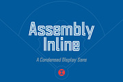 Assembly Inline - Display Font, a Sans Serif Font by Tim Hankins Design (Thumbnail 1 of 7)