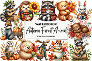 Autumn Forest Animal Sublimation, an Illustration by DreamArtGraphic (Thumbnail 1 of 5)