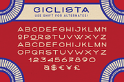 Ciclista, a Sans Serif Font by 1871 Project (Thumbnail 3 of 4)