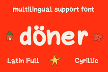 The Doner Full Cyrillic & Latin Font