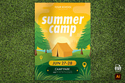 Summer Camp Flyer, a Flyer Template by Aarley Kaiven (Thumbnail 2 of 2)