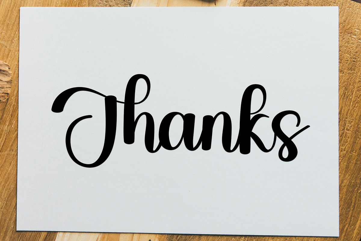 Thick Line, a Handwritten Font by FreshTypeINK (Photo 6 of 8)