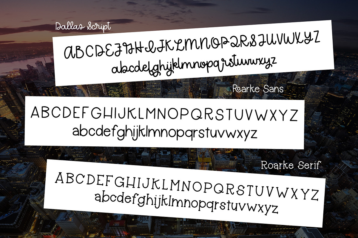 Dallas + Roarke Font Duo preview 5