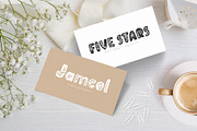 Flower Hand Drawn display Font, a Script Font by Happy Letters (Thumbnail 7 of 10)