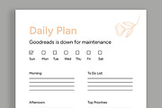 Daily Planner Layout, a Stationery Template by ContestDesign (Thumbnail 4 of 5)