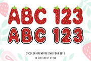 Strawberry Font, a Symbol Font by Font Craft Studio (Thumbnail 2 of 7)