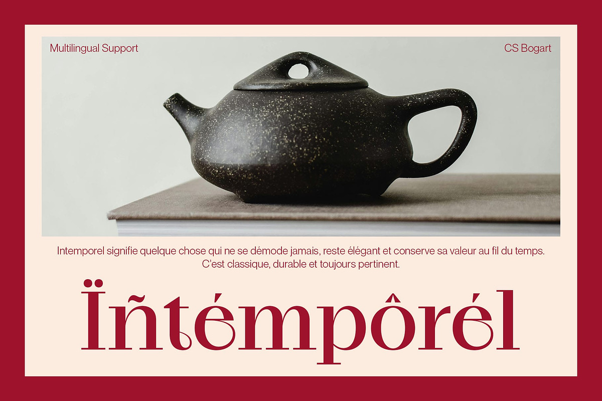 CS Bogart – Aesthetic Font, a Serif Font by Craft Supply Co. (Photo 7 of 8)