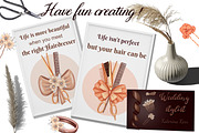Hairdressing tools and accesories, a Decorative Illustration by Mrs.Swan_Design (Thumbnail 6 of 6)