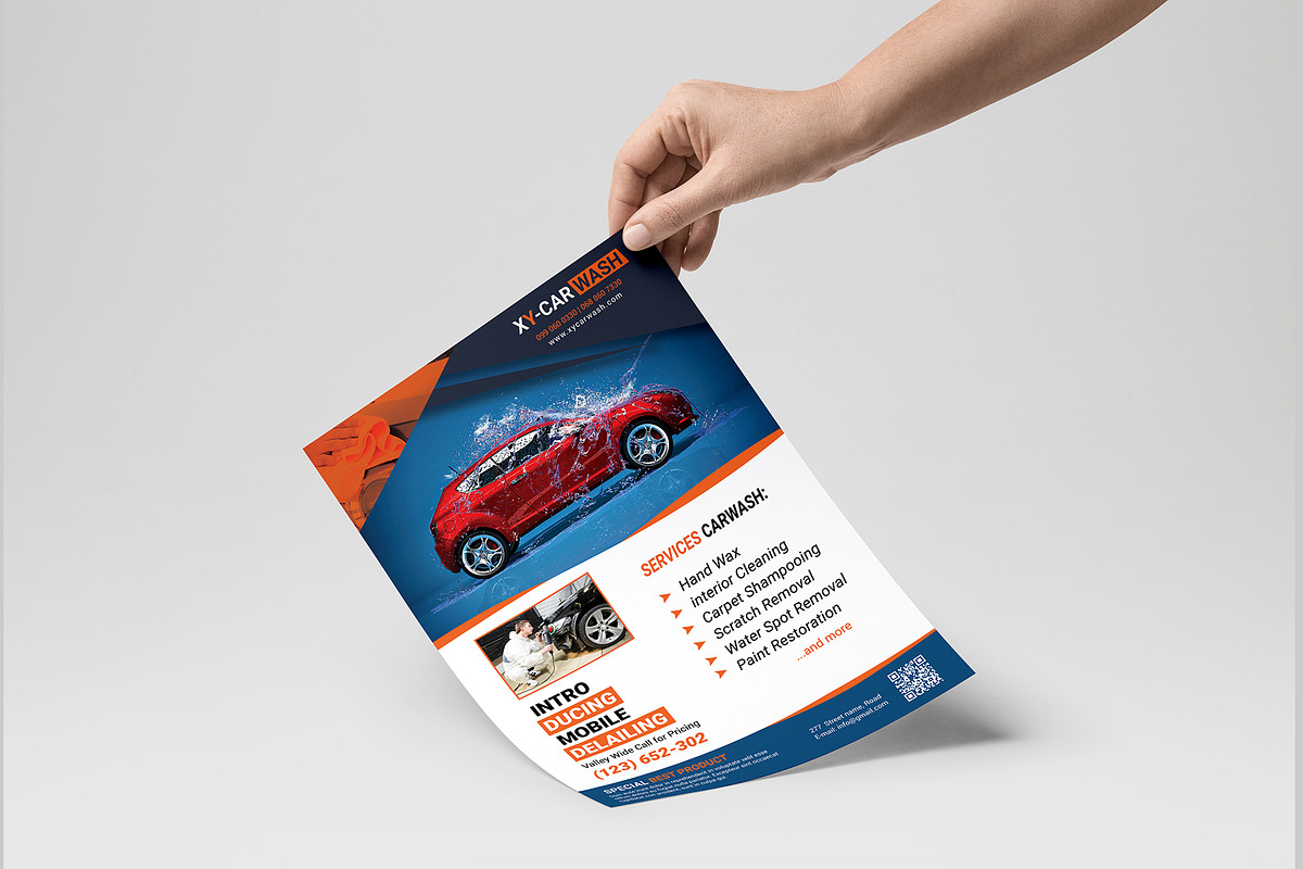 Car Wash Flyer Templates, a Flyer Template by ideaz_sabbir (Photo 3 of 10)