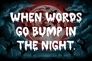 Welcome Dracula is a Halloween font, a Handwritten Font by Brown Cupple (Thumbnail 6 of 12)