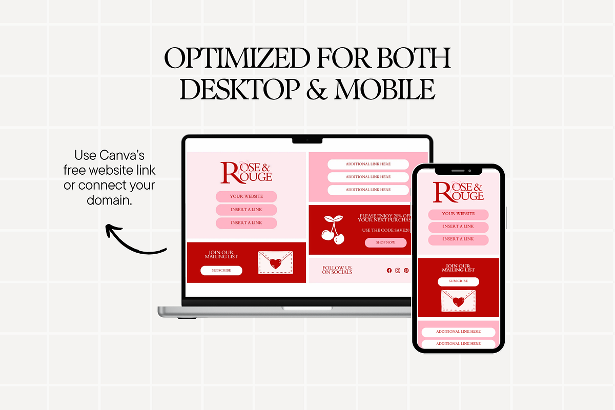 Canva Link In Bio Template, a Landing Page Template by Anna Design Studio (Photo 5 of 11)
