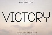 Victory, a Sans Serif Font by InermediaSTUDIO (Thumbnail 1 of 7)
