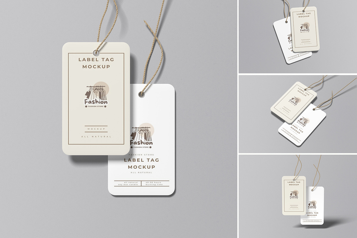 Label Tag Mockup, a Product Mockup by graphicsecond (Photo 1 of 5)