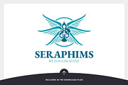 Seraphims - Angel Logo Template, a Branding & Logo Template by LOGOMAGINE (Thumbnail 9 of 16)