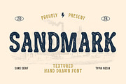 Sandmak – Rough Textured Vintage, a Serif Font by Typia Nesia (Thumbnail 1 of 12)