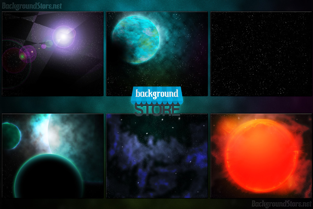 Universe Backgrounds Bundle preview 4
