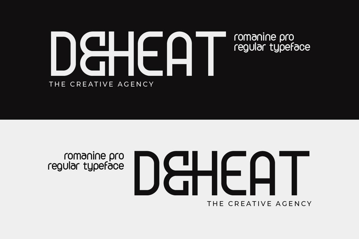 Romanine Pro Modern Typeface, a Sans Serif Font by Artiveko (Photo 5 of 8)