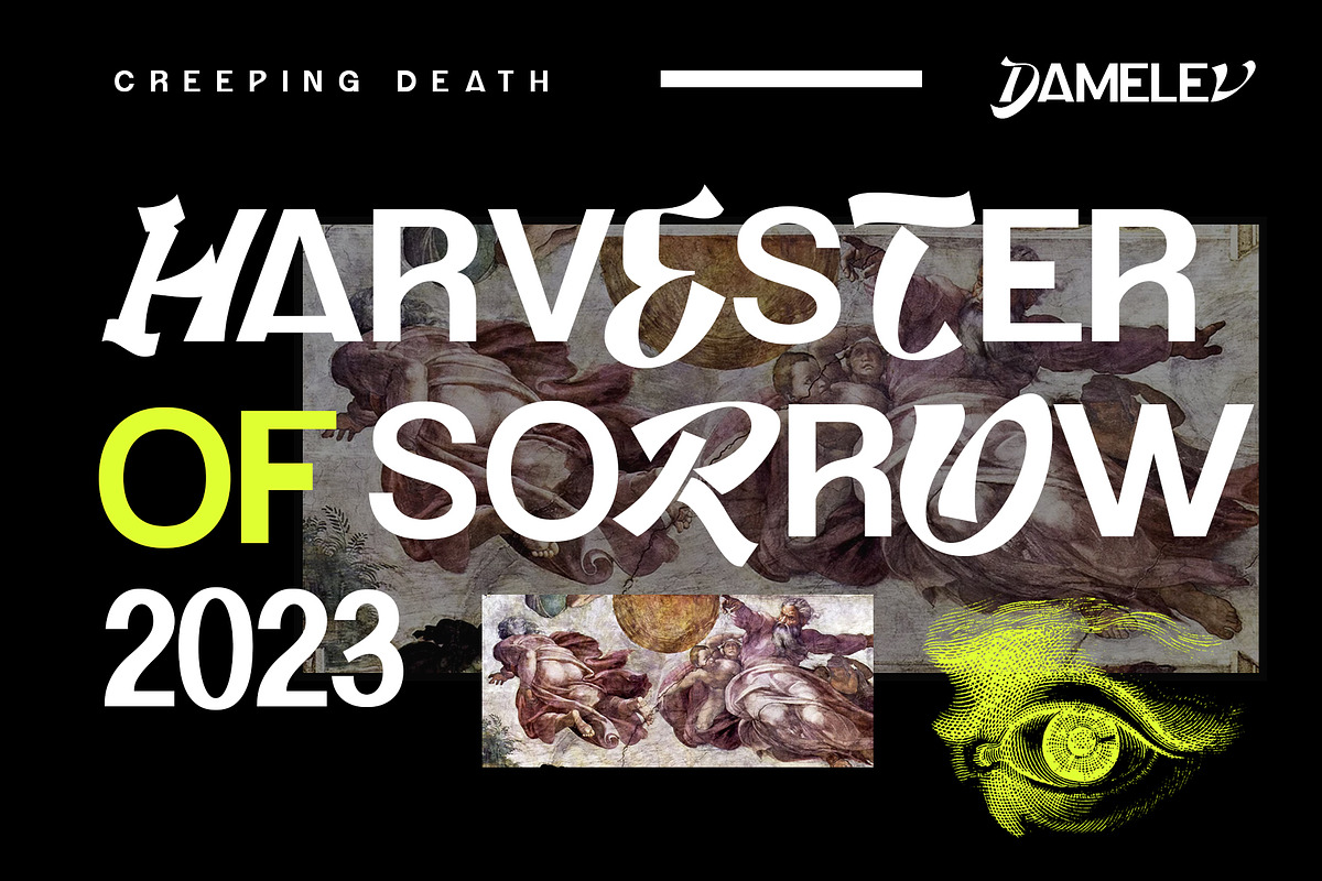 Corpus Font, a Font by Damelev (Photo 2 of 8)