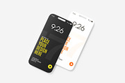 Smartphone Screen Mockup Set, a Product Mockup by graphypix (Thumbnail 1 of 4)