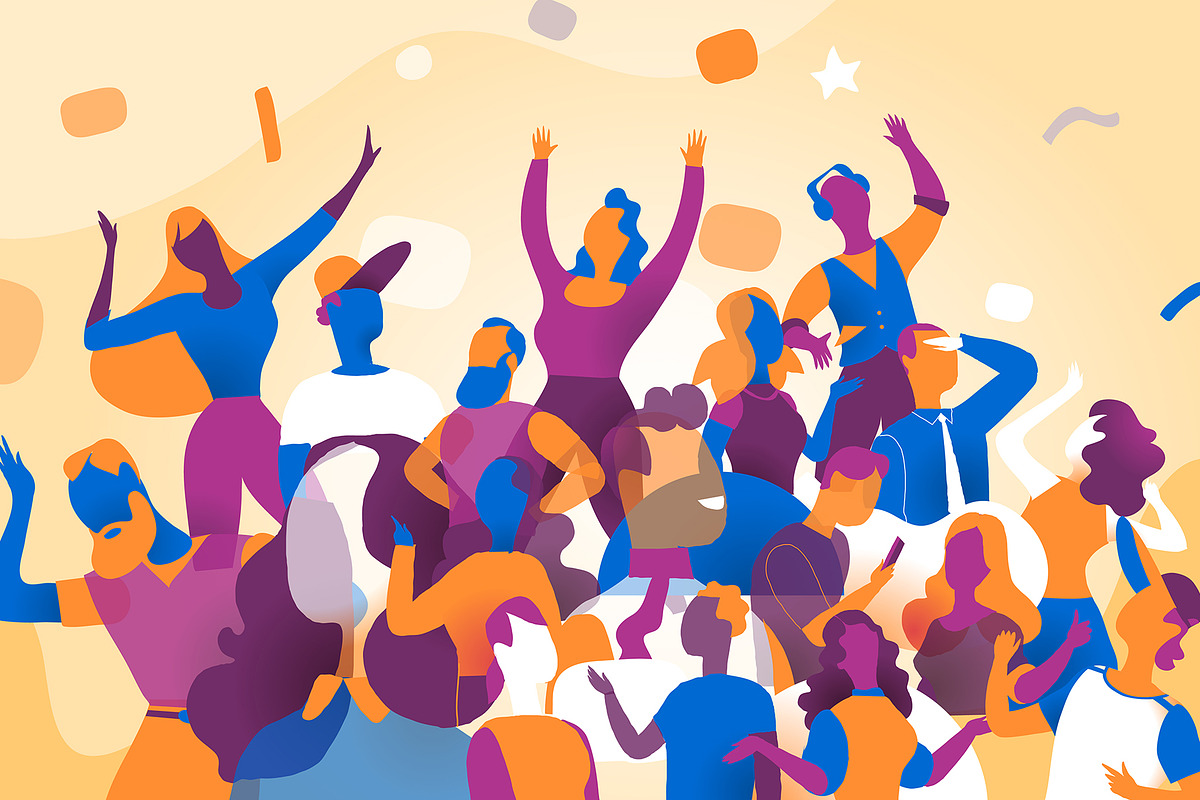 People Party Time, a Person Illustration by Hurcastock! (Photo 9 of 9)