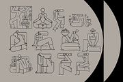WOMEN b&w graphic collection, a Person Illustration by heyXeni (Thumbnail 6 of 8)