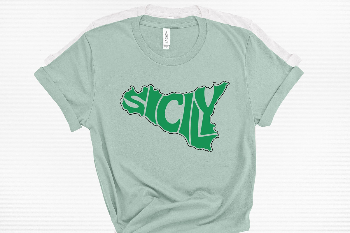 Sicily Word Art SVG cut file, an Object Graphic by DigitalDesignsLaura (Photo 1 of 4)