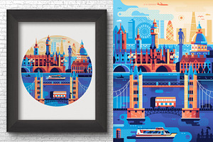 London Travel Poster