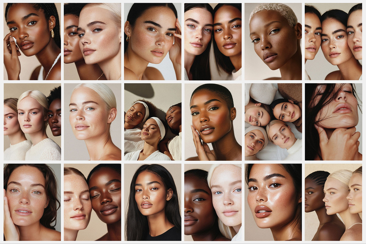 Diverse Skincare Beauty Stock Photos, a Beauty & Fashion Photo by COCO Designs (Photo 4 of 22)
