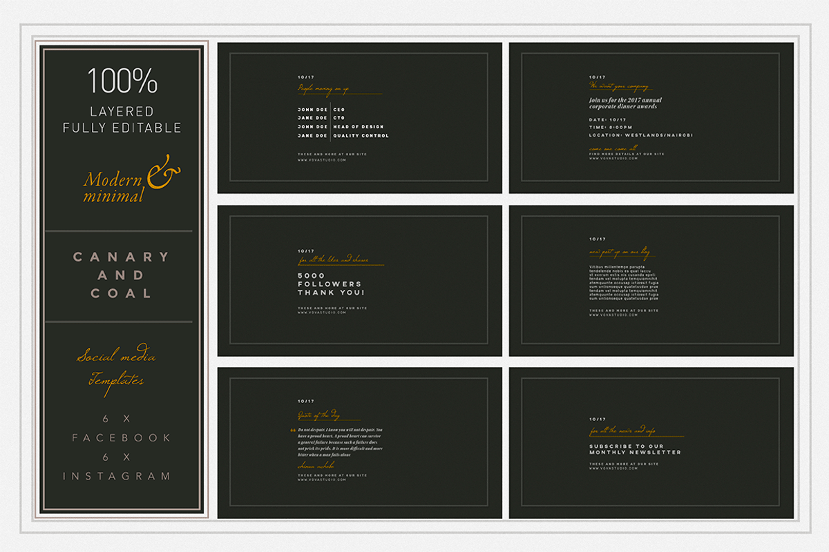 170 + SocialMedia ultimate Bundle, a Social Media Template by Vova (Photo 2 of 15)