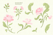 Floral Patterns & Illustrations, a Pattern Graphic by Inna Moreva (Thumbnail 2 of 4)