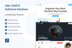 Infiniti-SaaS Figma Landing Page